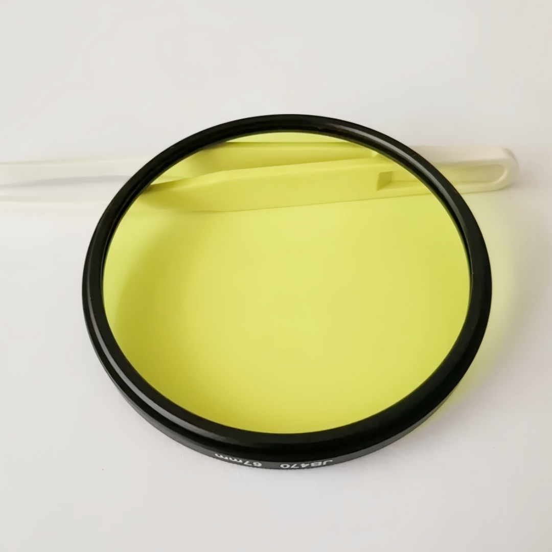 Photography Yellow Filter - Filtro Amarelo de Passagem Longa 470nm