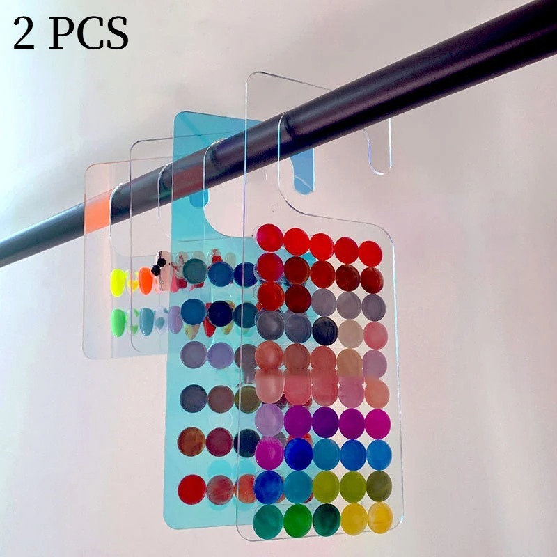 Color Checker Card - 2 Peças de Expositor Transparente para
