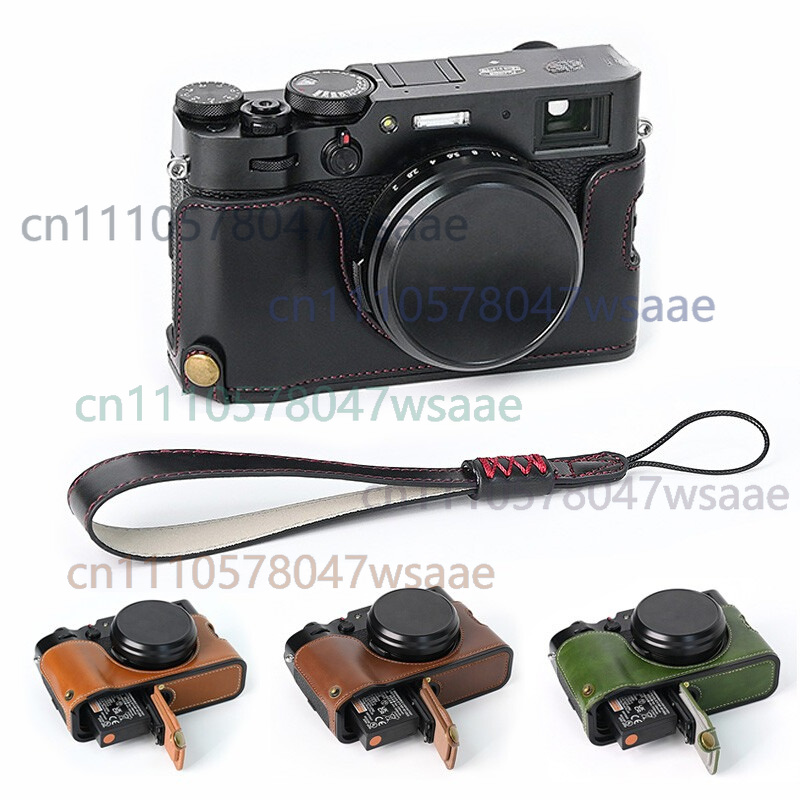 Camera Strap Leather - 1PCS Capa de Couro Meia-Capa para
