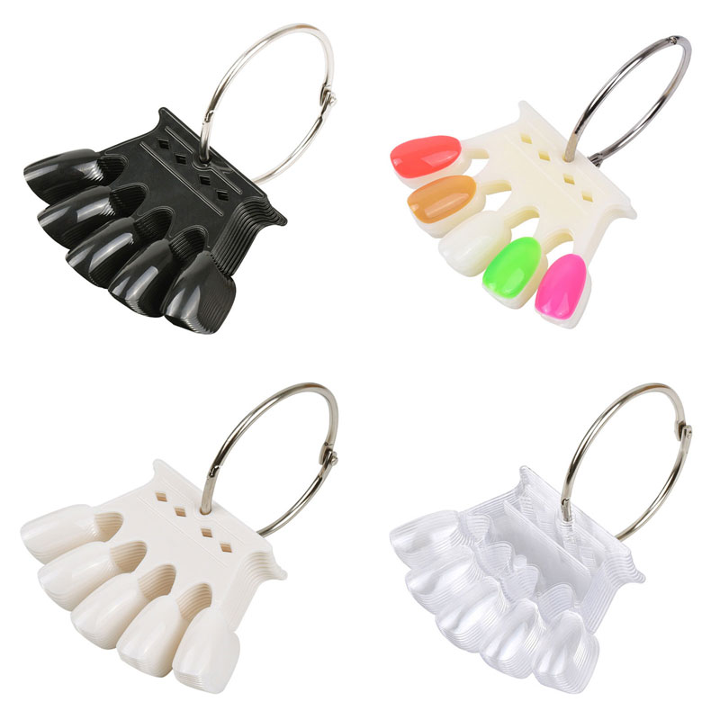 Color Checker Card - 4 cores dicas de unhas falsas
