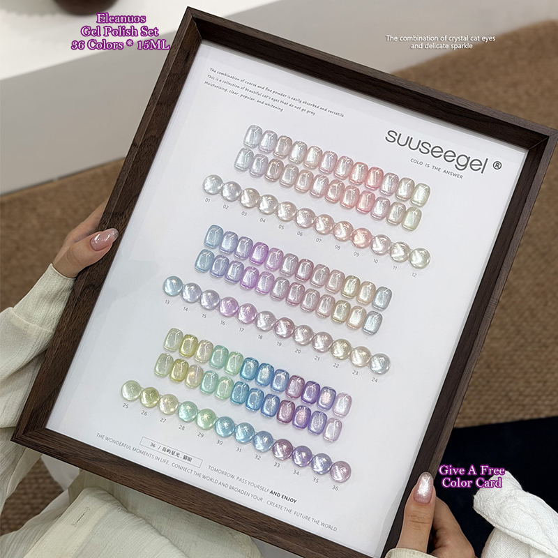 Color Checker Card - Conjunto de 36 Cores de Esmalte