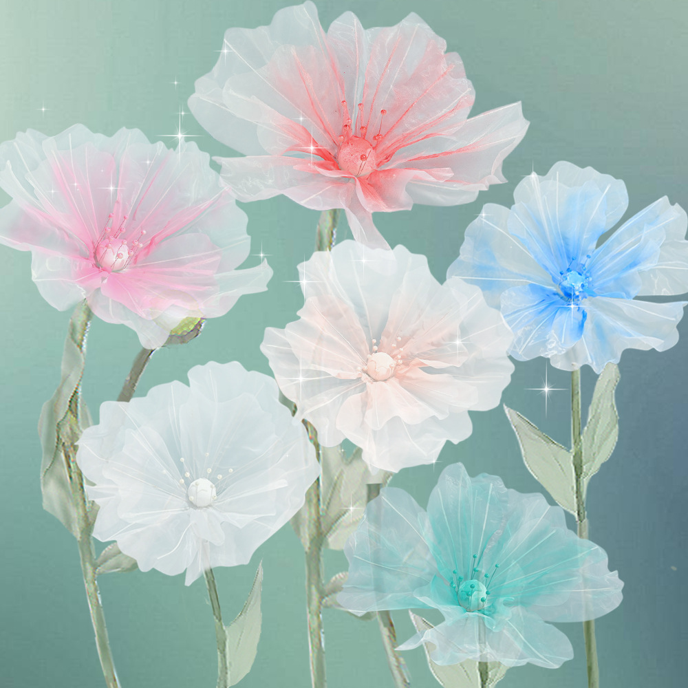 Flores De Papoula De Seda Giga - Fotografi Wedding avaliação e preço