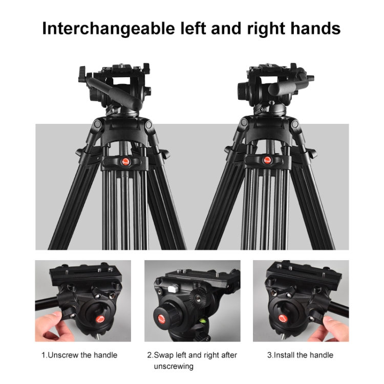 Tripé de Alumínio Puluz para C - Fluid Head Tripod avaliação e preço