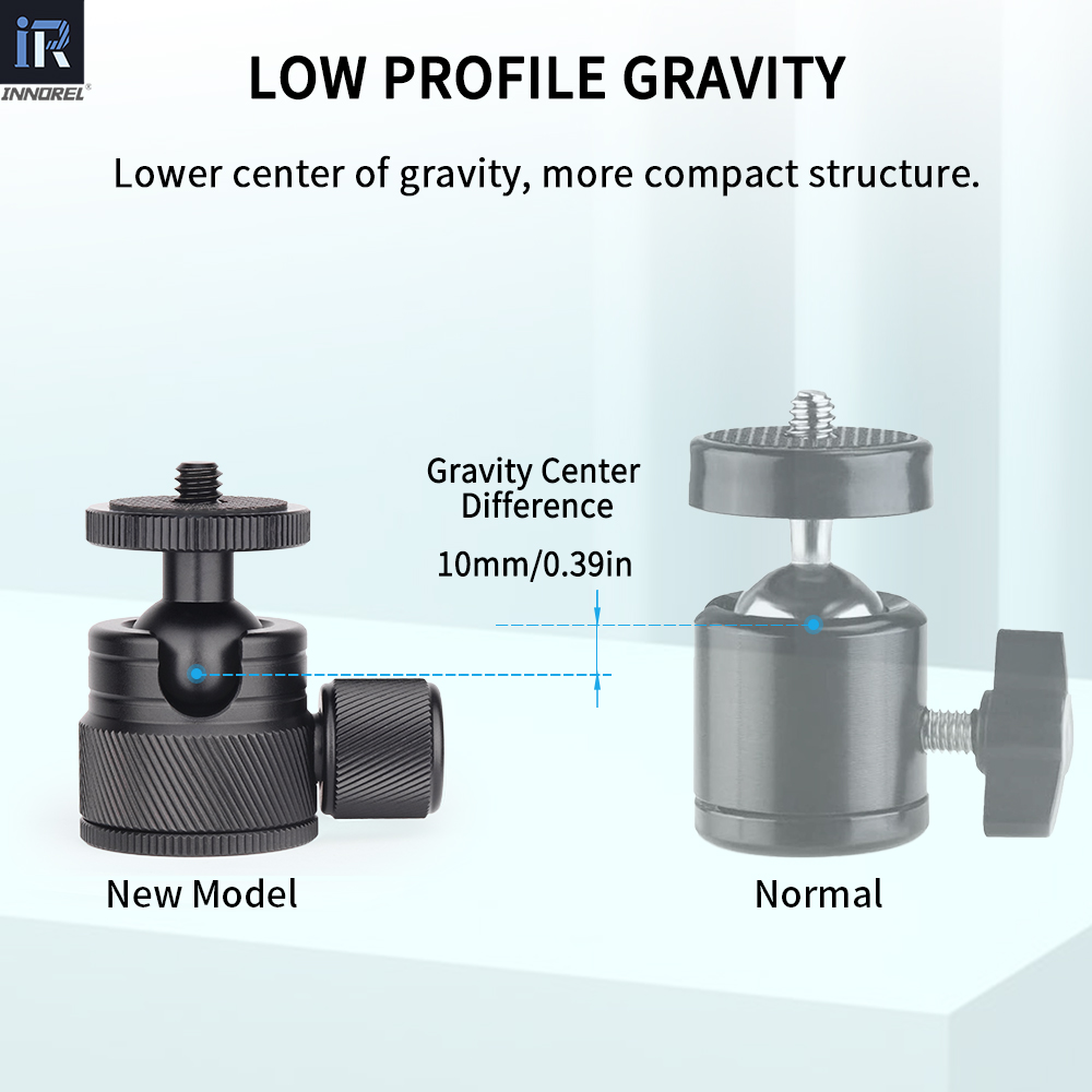 Mini Ball Head-INNOREL C19 CNC - Fluid Head Tripod avaliação e preço
