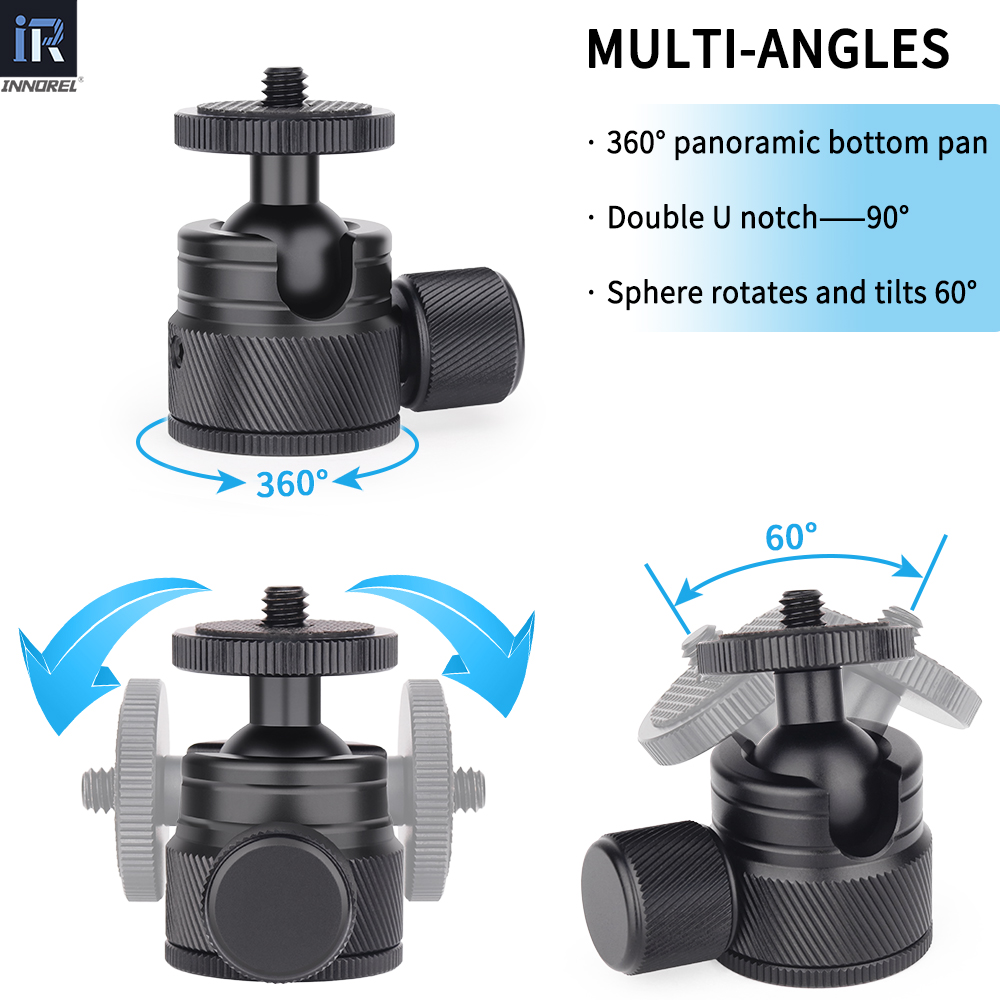 Mini Ball Head-INNOREL C19 CNC - Fluid Head Tripod avaliação e preço