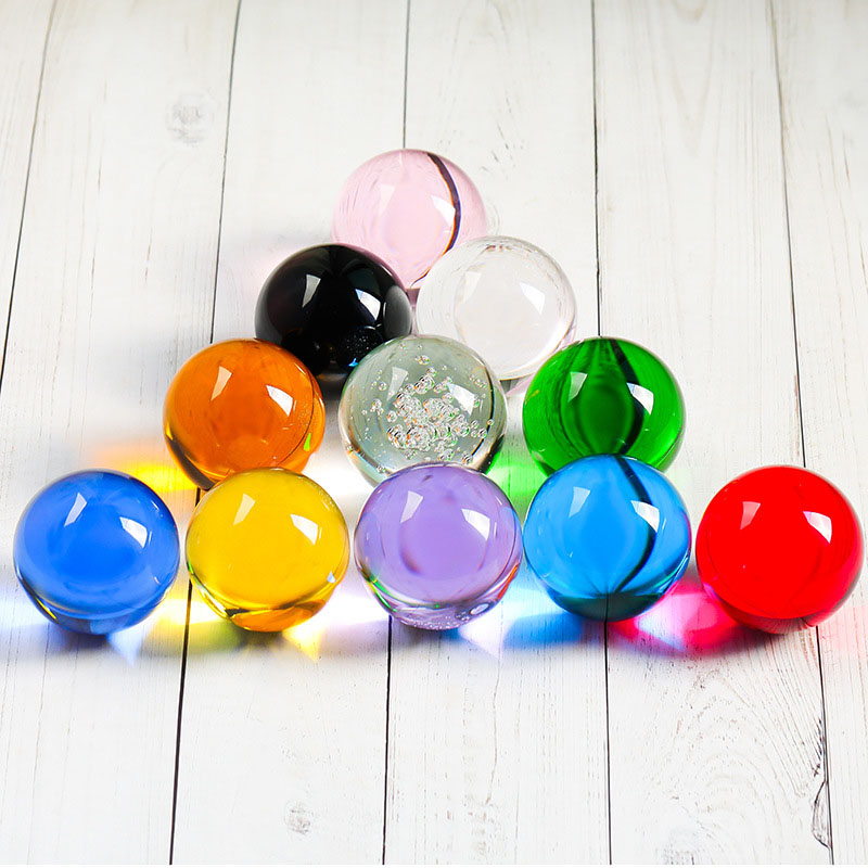 10 cores 30mm globo lustre len - Lens Ball Crystal avaliação e preço
