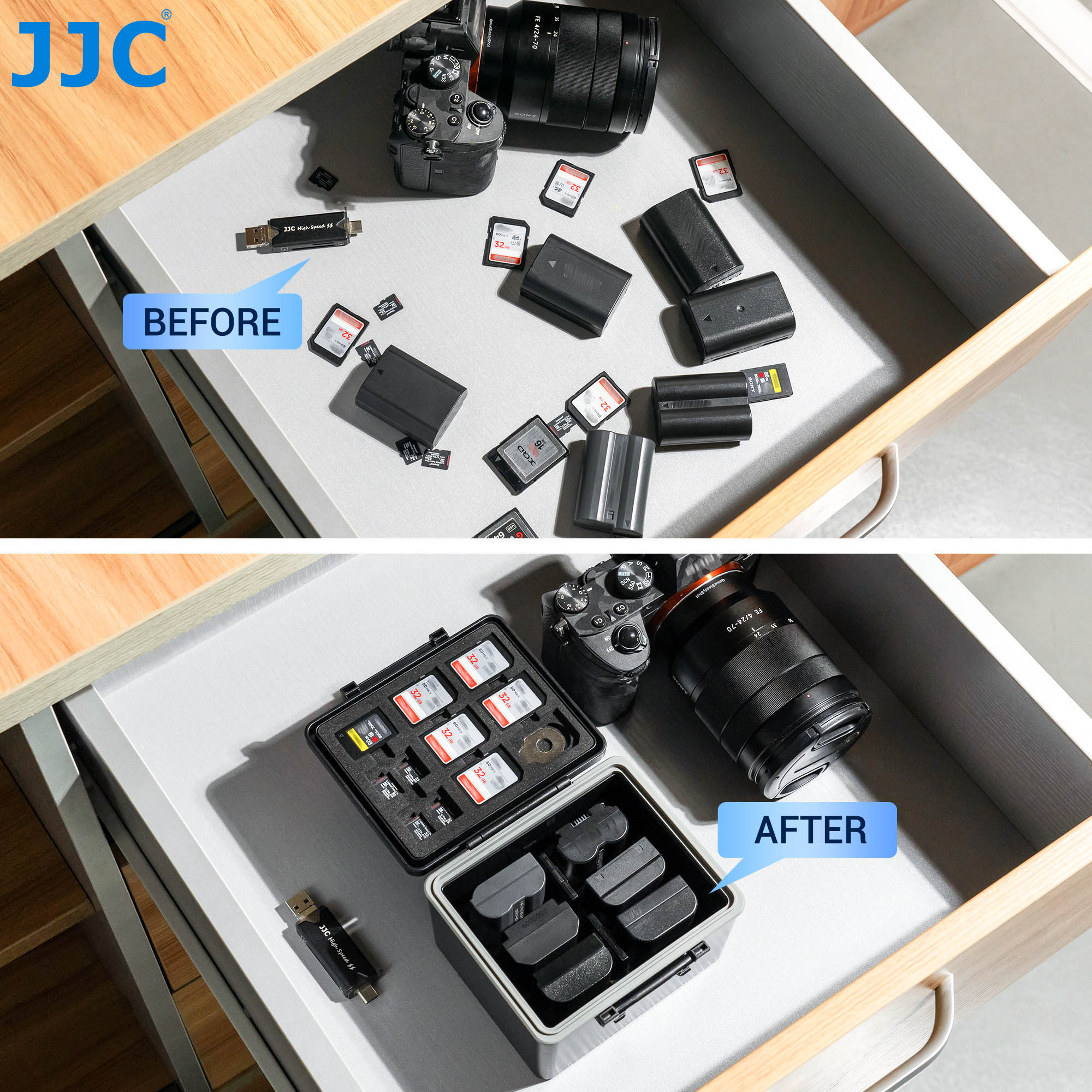 Jjc caixa de armazenamento de  - Memory Card Case avaliação e preço