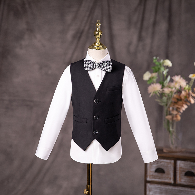 Flower Boys Black Wedding Suit - Fotografi Wedding avaliação e preço