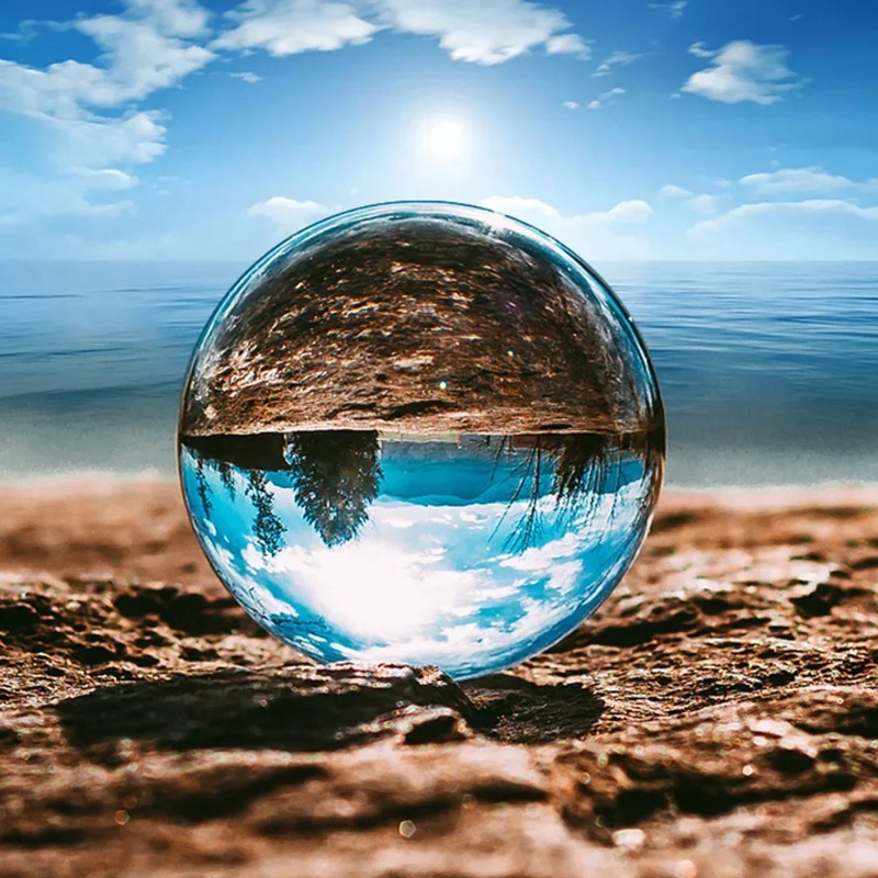 1PCS Globo de Cristal com Lent - Lens Ball Crystal avaliação e preço