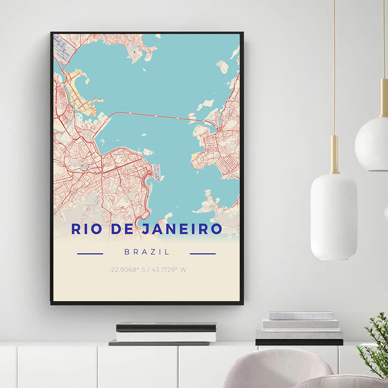 Mapa clássico da cidade, viage - Photography New York avaliação e preço