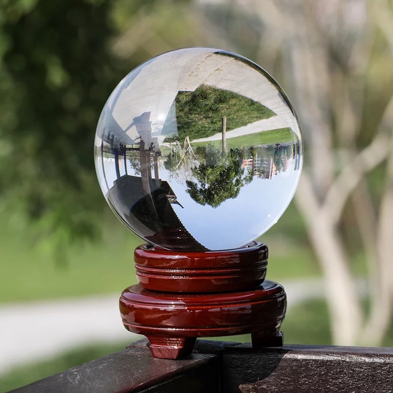 Magia asiática natural quartzo - Lens Ball Crystal avaliação e preço