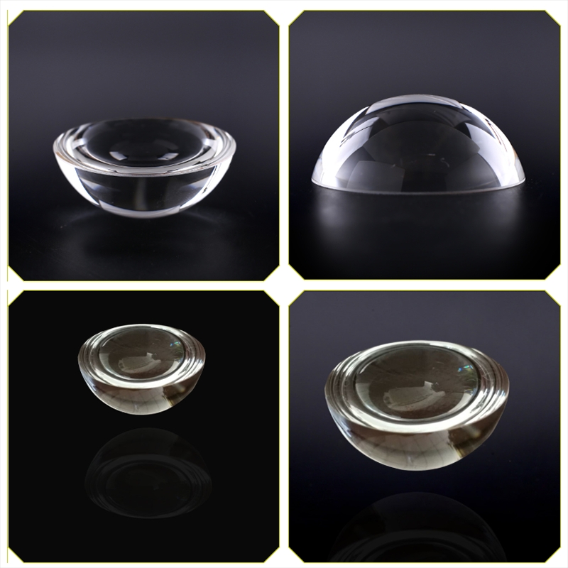 Lente hemisférica vidro transp - Lens Ball Crystal avaliação e preço