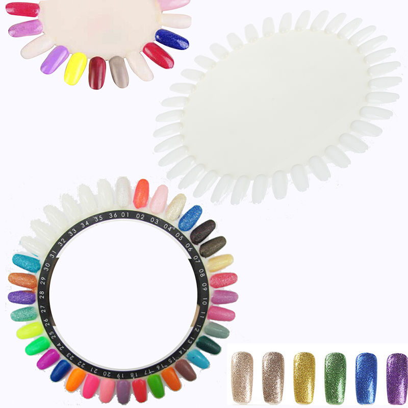 36 cores redondas esmalte gel  - Color Checker Card avaliação e preço