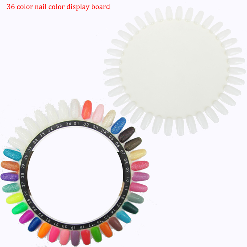 36 cores redondas esmalte gel  - Color Checker Card avaliação e preço