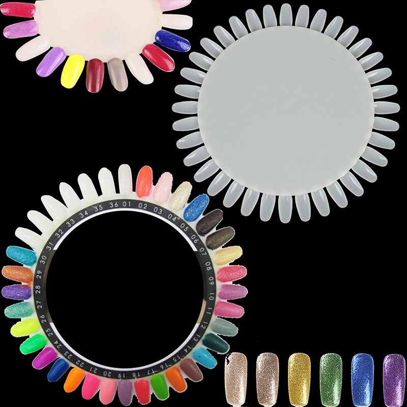 36 cores redondas esmalte gel  - Color Checker Card avaliação e preço