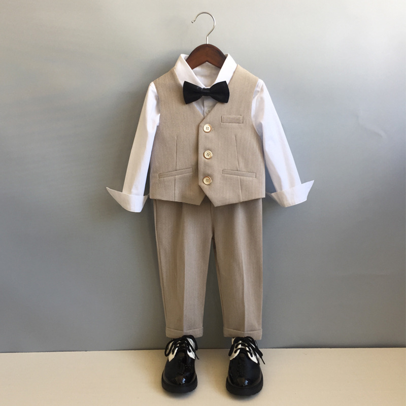 Baby Boys Wedding Suit Set, cr - Fotografi Wedding avaliação e preço