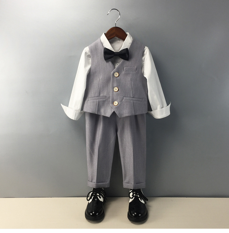 Baby Boys Wedding Suit Set, cr - Fotografi Wedding avaliação e preço